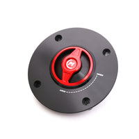 Red Quick Lock Release REVO fuel cap for mototorcycle