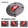 Detail of fuel cap Fit Suzuki GSX1400 GSX600F REVO Quick Lock Fuel Cap