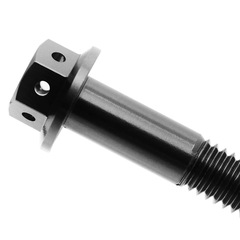 CNC Flanged Hex Head Race Spec Bolt M6 x 35mm - MC Motoparts