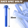 Aluminium Race Spec M6 x 35mm Pack x 5 Etched - MC Motoparts