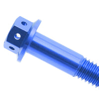 CNC Flanged Hex Head Race Spec Bolt M6 x 35mm - MC Motoparts