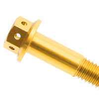 CNC Flanged Hex Head Race Spec Bolt M6 x 35mm - MC Motoparts