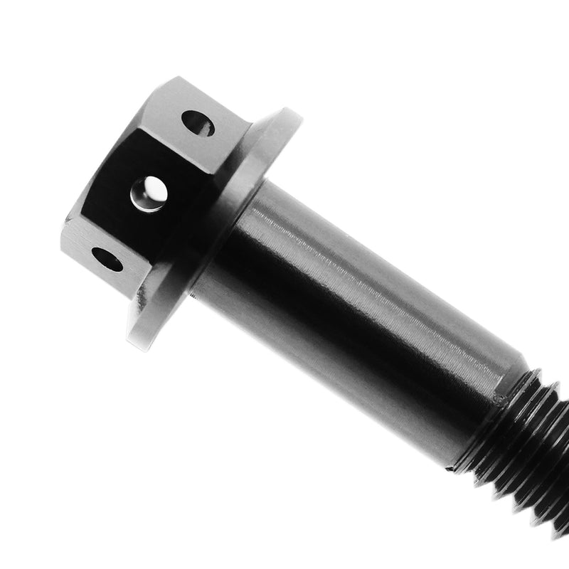 CNC Flanged Hex Head Race Spec Bolt M6 x 40mm - MC Motoparts