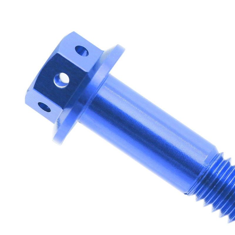 CNC Flanged Hex Head Race Spec Bolt M6 x 40mm - MC Motoparts