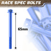 Aluminium Race Spec M6 x 65mm Pack x 5 Etched - MC Motoparts