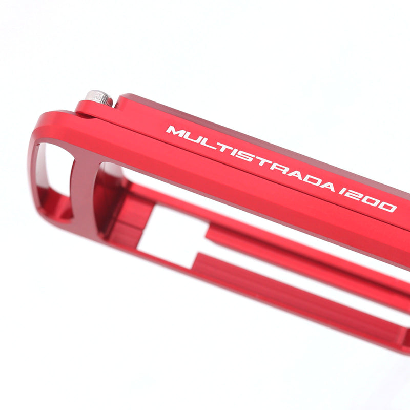 Fit Ducati Multistrada 1200 Logo Engraved Key Case Holder - MC Motoparts