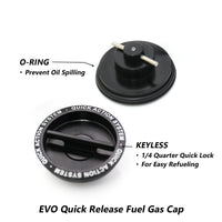 Fit BMW F650GS F800R R1200R S1000RR Quick Lock Fuel Cap - MC Motoparts