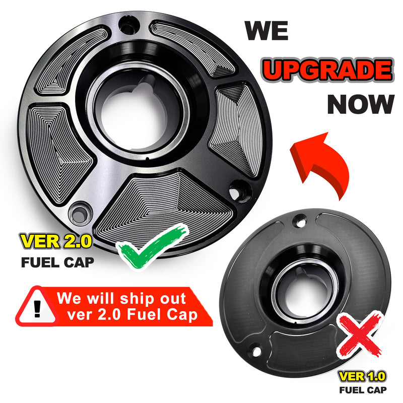 Fit Ducati 848 1098 SuperSport ST3 ST4 Monster Quick Lock Fuel Cap - MC Motoparts