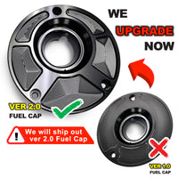 Fit Yamaha MT-01 MT-03 XJR1300 Quick Lock Fuel Cap - MC Motoparts