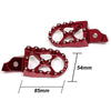 Fit Suzuki RMZ250 RMZ450 Front MX Dirt Foot Pegs - MC Motoparts