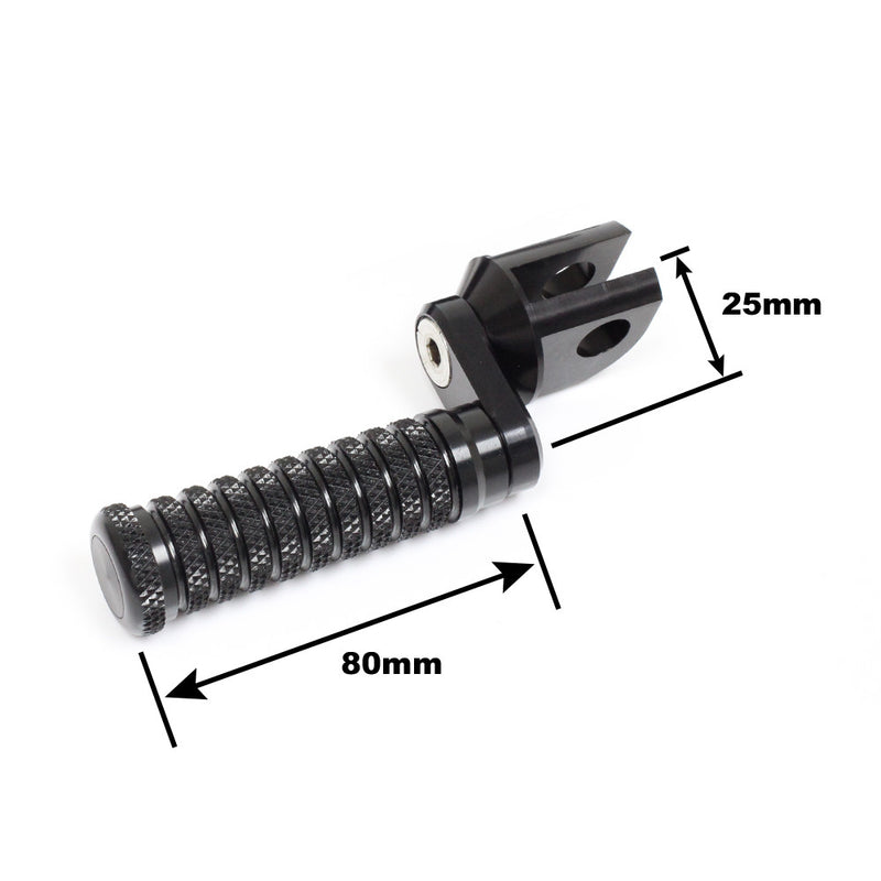 Fits Yamaha YZF R6 2003-2020 25mm Adjustable Front Foot Pegs - MC Motoparts