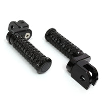 Fit Harley Davidson Fatboy Lo Iron 883 25mm Adjustable M-Grip POLE Front Foot Pegs - MC Motoparts