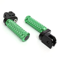 Fit Harley Davidson Fatboy Lo Iron 883 25mm Adjustable M-Grip POLE Front Foot Pegs - MC Motoparts