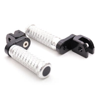 Fit Honda VTR1000 XL1000 Monkey Z125  25mm Adjustable M-Grip POLE Front Foot Pegs - MC Motoparts