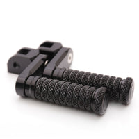 Fit Honda ST1300 VTR1000 Z125M 40mm Adjustable M-Grip POLE Front Foot Pegs - MC Motoparts
