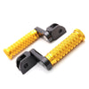 Fit Kawasaki Ninja 650R 300R 250R 1000 40mm Adjustable M-Grip POLE Front Foot Pegs - MC Motoparts