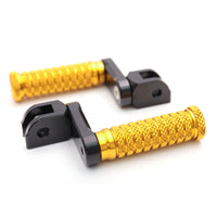 Fit Kawasaki Z1000 Z125 Z750 Z900 40mm Adjustable M-Grip POLE Front Foot Pegs - MC Motoparts