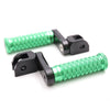 Fit Kawasaki Z1000 Z125 Z750 Z900 40mm Adjustable M-Grip POLE Front Foot Pegs - MC Motoparts