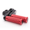 Fit Honda ST1300 VTR1000 Z125M 40mm Adjustable M-Grip POLE Front Foot Pegs - MC Motoparts