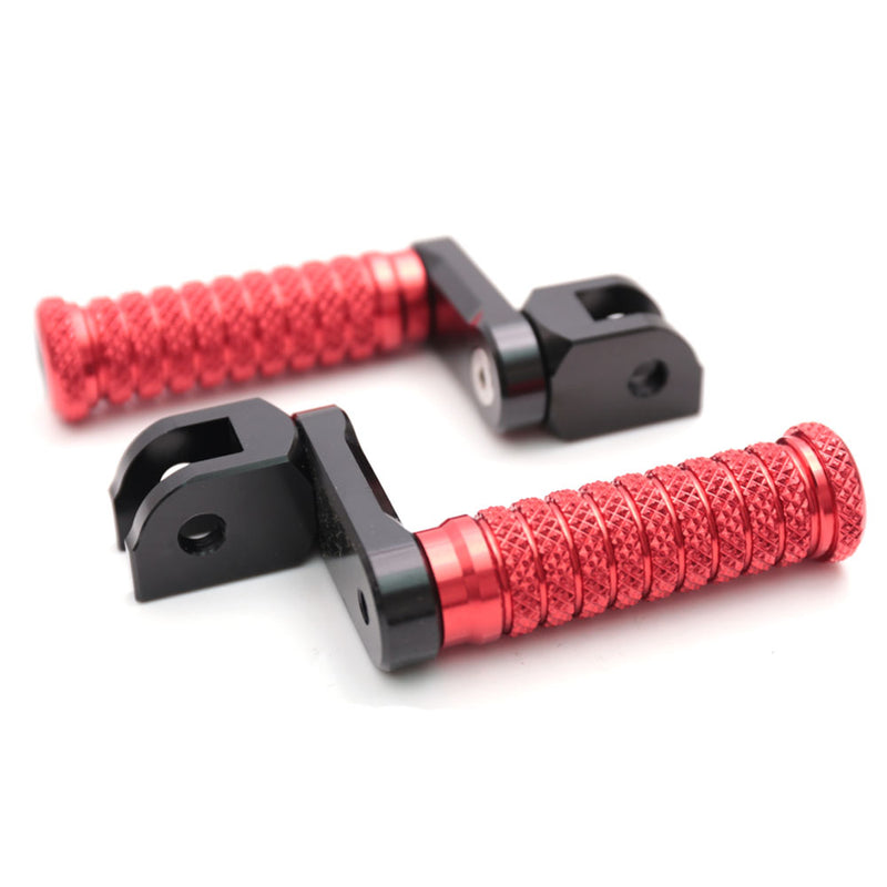 Fit Kawasaki Z1000 Z125 Z750 Z900 40mm Adjustable M-Grip POLE Front Foot Pegs - MC Motoparts