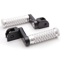 Fit Buell Lightning Firebolt 40mm Adjustable M-Grip POLE Front Foot Pegs - MC Motoparts