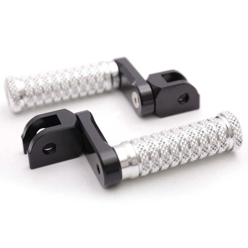 Fit Kawasaki Z1000 Z125 Z750 Z900 40mm Adjustable M-Grip POLE Front Foot Pegs - MC Motoparts