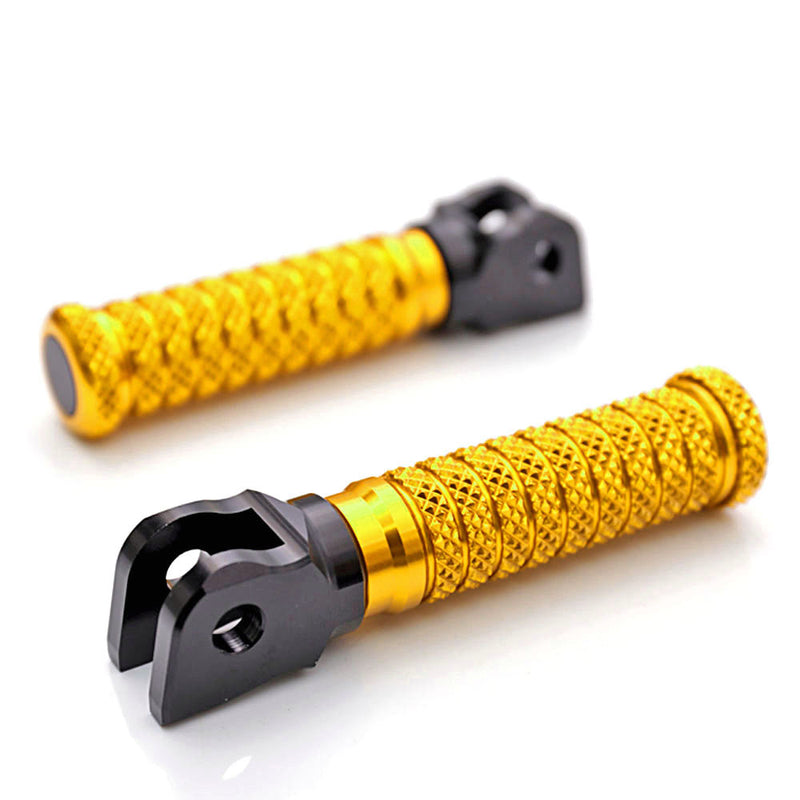 Fits Suzuki GSX-R 1000 600 750 M-Grip POLE Front Foot Pegs - MC Motoparts