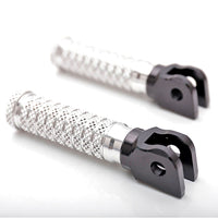 Fits Triumph Scrambler Speed Triple Sprint GT M-Grip POLE Front Foot Pegs - MC Motoparts