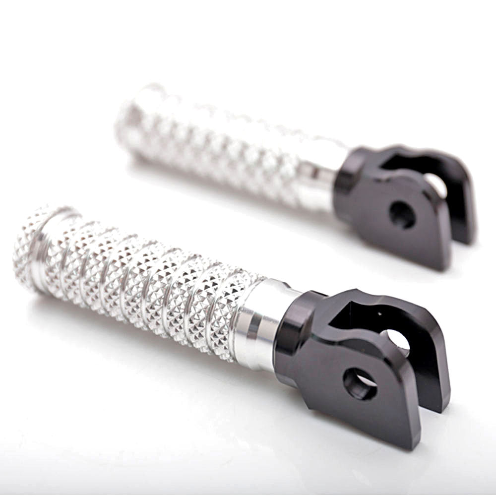 Fits Triumph Scrambler Speed Triple Sprint GT M-Grip POLE Front Foot Pegs - MC Motoparts