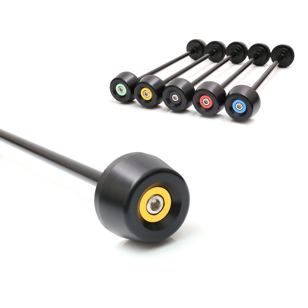 Fits Triumph Tiger 800 XR XRX XRT Aluminum Delrin Front Axle Fork Slider - MC Motoparts