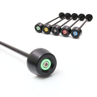 Fits Kawasaki Z800 2013-2015 Aluminum Delrin Front Axle Fork Slider - MC Motoparts