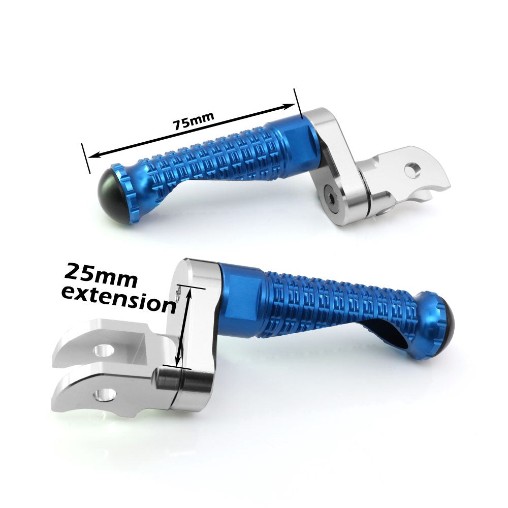 Fit Ducati Multistrada 1200 1000 MPRO 25mm Multi-step Front Foot Pegs - MC Motoparts