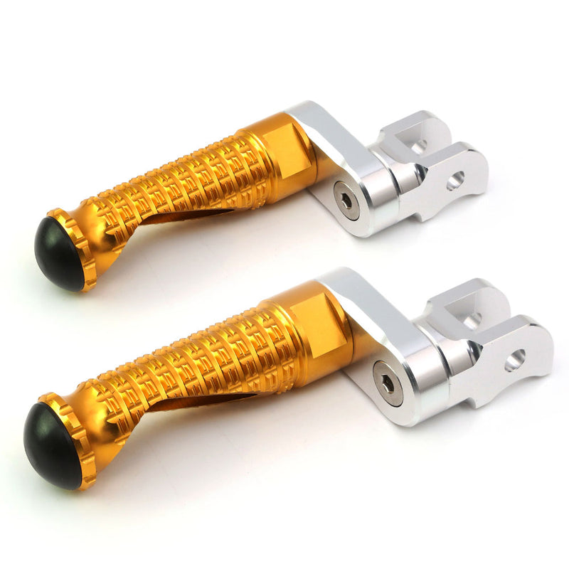 Fit Honda CB1000R CB500X CB600F MPRO 25mm Multi-step Front Foot Pegs - MC Motoparts