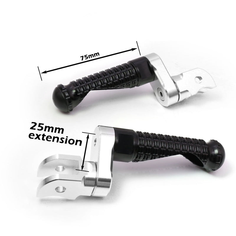 Fits Honda VFR800F NC750 25mm Extension Rear M-PRO Foot Pegs