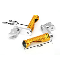 Fits BMW F800R R1200R 40mm Adjustable Rear M-PRO Foot Pegs