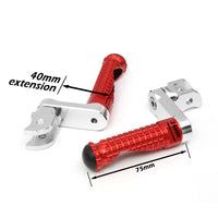 Fits Harley Davidson Sportster 883 Iron Dyna 40mm Adjustable Rear M-PRO Foot Pegs