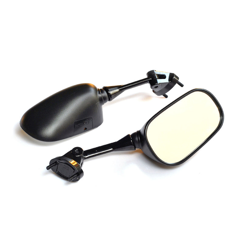 Fit Kawasaki ZX-6R Ninja ZX-10R Black eMark Aftermarket Rear View Mirrors - MC Motoparts