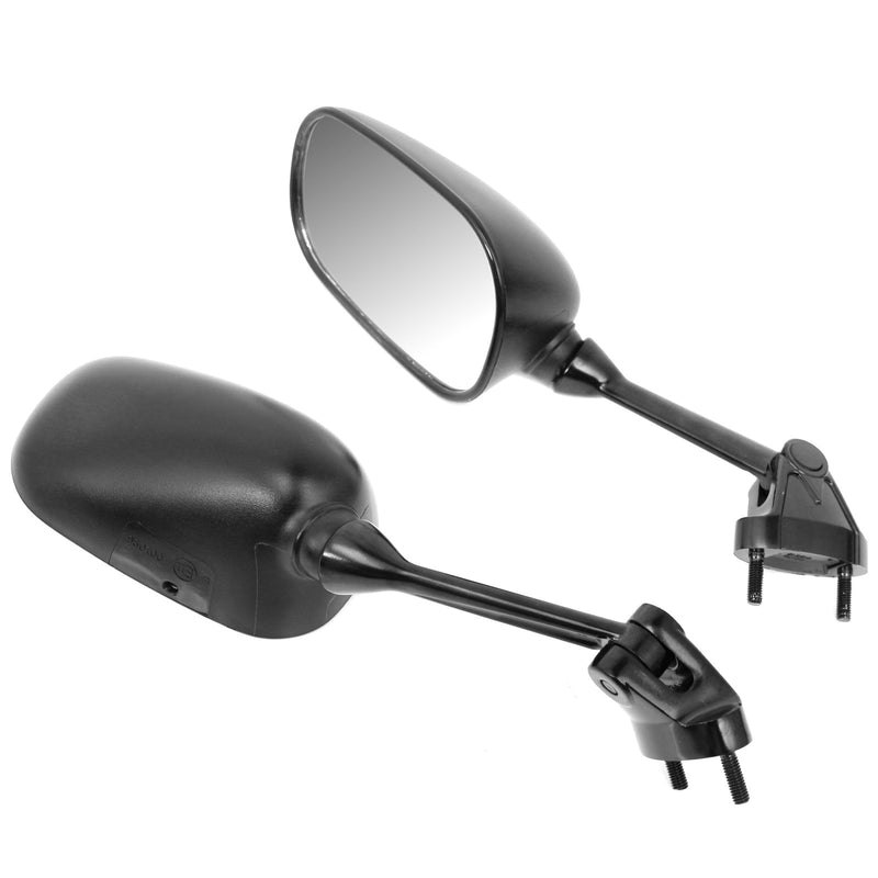 Fit Kawasaki Ninja ZX-6R 2007-2008 Black eMark Aftermarket Rear View Mirrors - MC Motoparts