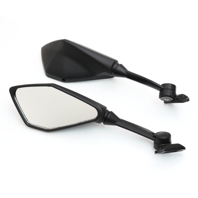 Fit Kawasaki ZX-6R Ninja 300R Black eMark Aftermarket Rear View Mirrors - MC Motoparts