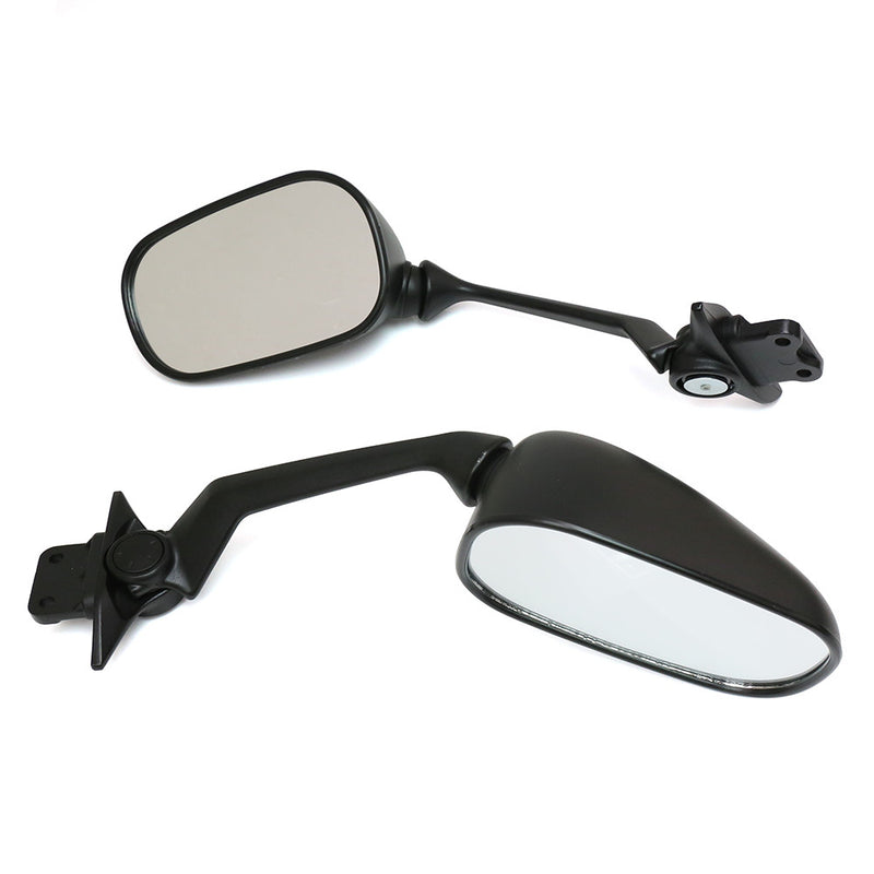 Fit Yamaha TMAX 530 XP530 Black eMark Aftermarket Rear View Mirrors - MC Motoparts