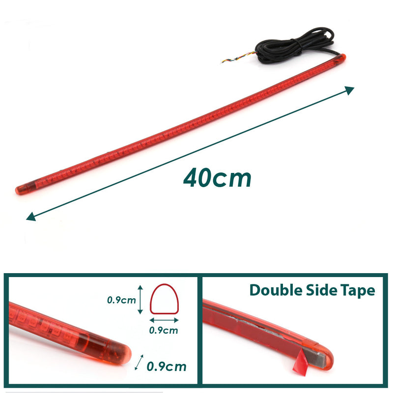 40cm AMP-Z Rear LED Turn Signal Brake Light Strip - MC Motoparts