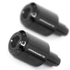 Fit Aprilia Dorsoduro 750 08-19 Engraved Logo ATOM Bar Ends - MC Motoparts