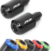 Fit Yamaha YZF R6 2006-2016 Engraved Logo ATOM Bar Ends - MC Motoparts