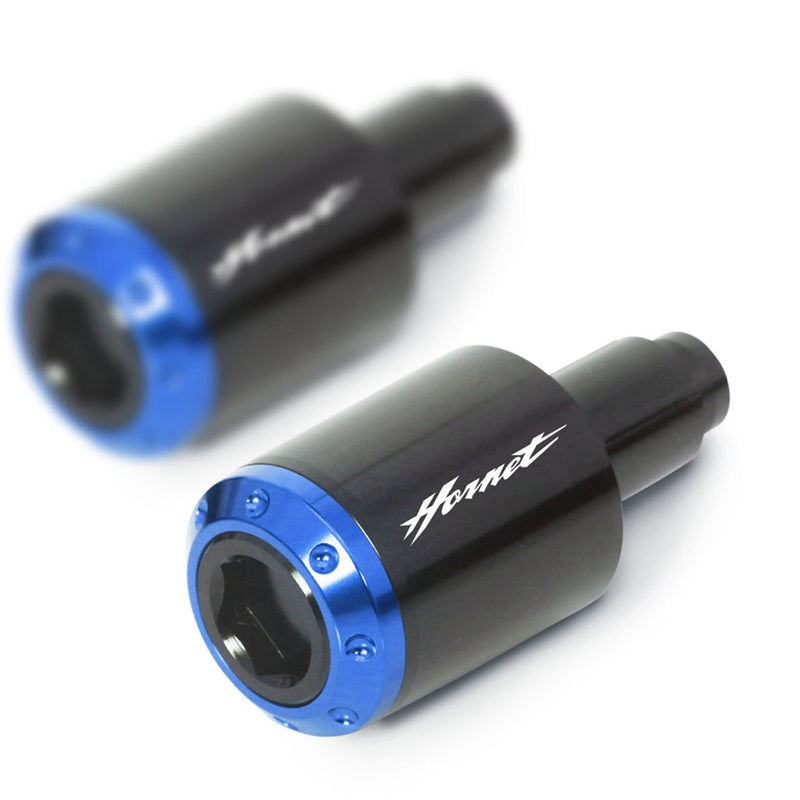 Fit Honda Hornet CB600 CB250 Engraved Logo ATOM Bar Ends - MC Motoparts