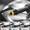 Fit Aprilia Shiver 900 2017-2019 Engraved Logo ATOM Bar Ends - MC Motoparts