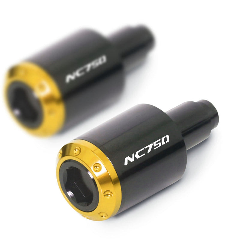 Fit Honda NC750X 2015-2019 Engraved Logo ATOM Bar Ends - MC Motoparts