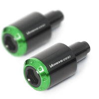 Fit Kawasaki Versys 1000 12-18 Engraved Logo ATOM Bar Ends - MC Motoparts