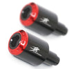 Fit Suzuki Hayabusa GSX1300R ??08-18 Engraved Logo ATOM Bar Ends - MC Motoparts