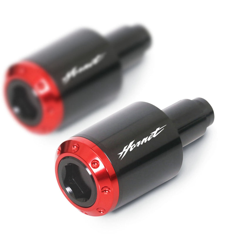 Fit Honda Hornet CB600 CB250 Engraved Logo ATOM Bar Ends - MC Motoparts