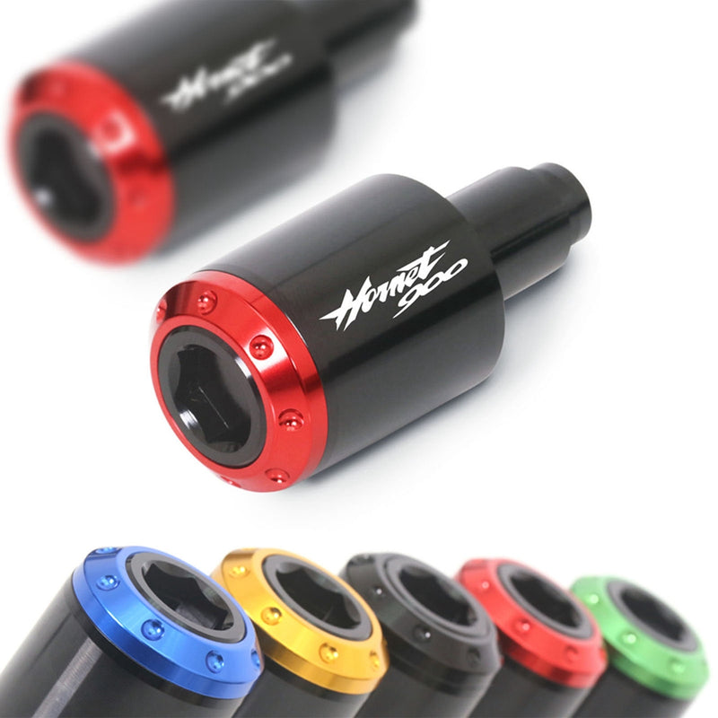 Fit Honda CB 919 Hornet 02-07 Engraved Logo ATOM Bar Ends - MC Motoparts